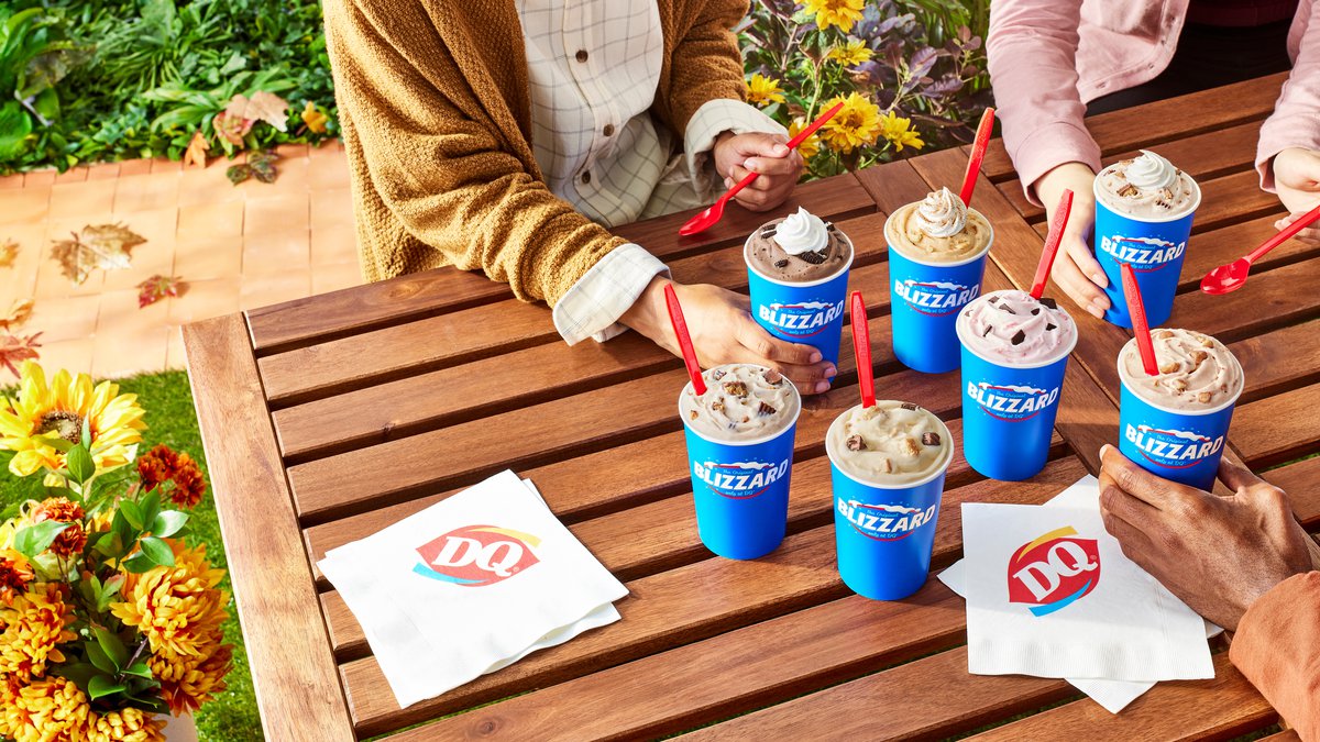 All Blizzard flavors are included in the promotion, including Dairy Queen’s seven fall flavors.