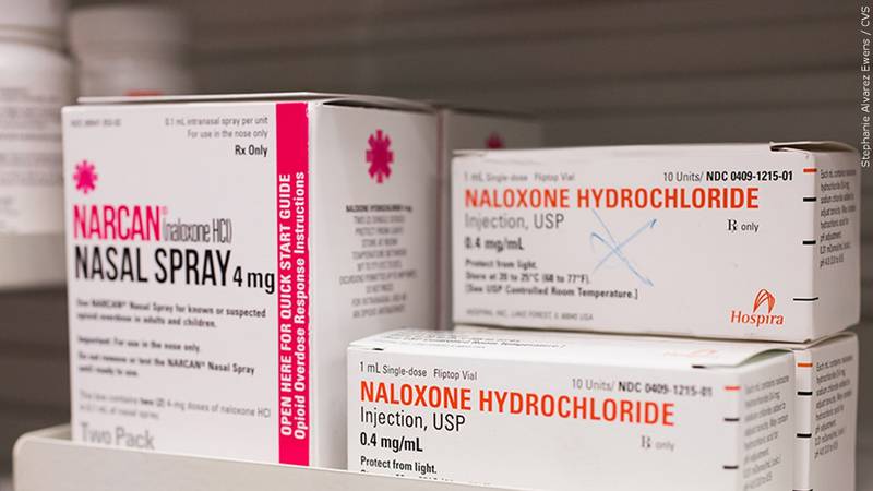FILE - Narcan is set to be sold over the counter at Walgreens, Rite Aid, Walmart and CVS.
